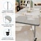 Flash Furniture Commercial Adjustable Height Rectangular Activity Table - Locking Casters-LTGY XU-A3072-REC-LTGRY-T-P-CAS-GG - alternate 6