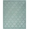 Homeroots 9' X 12' Aqua Indoor Outdoor Area Rug 522134 - alternate 7