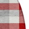 Homeroots 8' Red Gray And Beige Round Plaid Washable Indoor Outdoor Area Rug 601430 - alternate 7
