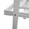 Leisuremod Walbrooke Outdoor Patio White Aluminum Armchairs With Cushions, Red, 2PK WW-31-27R2 - alternate 3