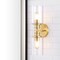 Jonathan Y Jules Edison 16.5" Cylinder 2-Light Iron/Seeded Glass Farmhouse Contemporary LED Wall Sconce, Brass G JYL7577E - alternate 8