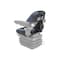 Uni Pro Seat + Backrest Cover Kit for Grammer Seats, Two-Tone Gray Alcanta Fabric 8065 - alternate 7