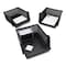 Advantus Nest and Stack Open Lid Storage Bin, 13.5in x 15in x 8.5in, Black, 3PK 39221 - alternate 5