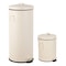 Happimess Theo Retro 8-Gallon Step Trash Can with Soft-Close Lid and FREE Mini Trash Can, Limestone Beige HPM1018C - alternate 1