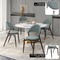 Leisuremod Venice Collection Modern Dining Chair In Light Grey VC49LGR - alternate 8