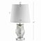 Jonathan Y Night Owl 19" Glass/Crystal LED Table Lamp, Silver/Ivory JYL4010A - alternate 5