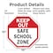 Signmission Keep Out Safe School Zone, 10 Inch X 10 Inch, Plastic Sign OC-P-10-77 - alternate 6