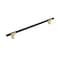 Amerock Urbanite 10-1/16 in 256 mm Center-to-Center Brushed Gold/Matte Black Cabinet Pull BP778256BGLMB - alternate 1