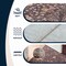 Jonathan Y Primrose Art Nouveau Floral Border Non-Slip Machine-Washable Taupe/Multi 4 ft. x 6 ft. Area Rug BTF100F-4 - alternate 5