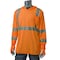 Pip ANSI Type R Class 3 Quick Dry Hooded Long Sleeve T-Shirt 313-1323-OR/M - alternate 1