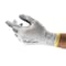 Ansell Foam Nitrile Coated Gloves, Foam Nitrile, Palm, 3 Abrasion Level, White/Gray, 7 12 PK 205570 - alternate 3