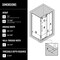 Vigo 36 in. L x 48 in. W x 79 in. H Frameless Sliding Rectangle Shower Enclosure Kit in Chrome VG6051CHCL48WL - alternate 6