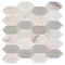 Andova Tiles Astor 2-in. x 4-in. Elongated Hexagon Glass Wall & Floor Mosaic Tile (0.99 Square Feet Per Box) Andova Tiles - alternate 4