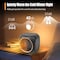Edendirect 800 Watt 2 in 1 Space Heater Smart Mug Warmer with 12H Auto Shut Off Black ZR-HQC-8BLK - alternate 7