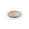 Homeroots 7in Peach Resin Handmade Round Trinket Tray 724176 - alternate 4