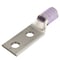 Burndy Two-Hole Compression Lug, 4/0 AWG Max, 1/2 in Stud, Standard Barrel, Copper, Purple YA282LN - alternate 2