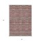 Homeroots 3' X 5' Red Beige And Copper Striped Washable Indoor Outdoor Area Rug 587932 - alternate 6