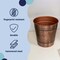 Happimess Riley Modern Classic Hammered Steel Accent 2-Gallon Wastebasket, Antique Copper HPM1111B - alternate 3