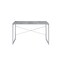 Homeroots 47" Gray and Black Writing Desk 491458 - alternate 1