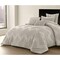 Homeroots Beige Twin Polyester 180 Thread Count Washable Duvet Cover Set 529051 - alternate 4