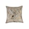 Homeroots Set of Two 18" Natural and Gold Chevron Cowhide Throw Pillows with Glitter, 2PK 544587 - alternate 6