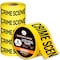 Xpose Safety Crime Scene Do Not Cross Tape Roll, 3 Mil, 3 Inch Wide x 1000 Feet, Yellow w/Black Letters, 6PK PCST-3M-6-X-S - alternate 1