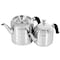 Korkmaz Mina Maxi Stainless Steel 1.1 Liter Tea Pot and 2.0 Liter Kettle Set A036 - alternate 3