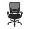 Space Seating 75 Series Big & Tall Double AirGrid Back and Fabric Seat Chair, Black/Black 75-7A773-231 - alternate 6