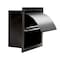 Alfi Brand PVD Brushed Black Stainless Steel Recessed Toilet Paper Holder W/ Cover ABTPP77-BB - alternate 8