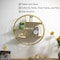 Vintiquewise 4-Tier Floating Circular Silhouette Wall Shelf - Metal Wall-Mounted Display Shelf,  QI004691.GD - alternate 5