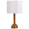 Jonathan Y Lisbet 21" Mid-Century Modern Tubular Gourd Resin LED Table Lamp with Octagonal Shade, Brown JYL1160A - alternate 8