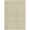 Homeroots 5' X 8' Light Green Damask Washable Indoor Outdoor Area Rug 563857 - alternate 5