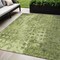 Homeroots 5' X 8' Olive Green Ikat Washable Indoor Outdoor Area Rug 576990 - alternate 1