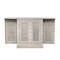 Homeroots 28in White Solid Wood Carved Floral Bar Cabinet With Two Doors And One Drawer 727847 - alternate 1