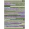 Homeroots 3' X 5' Moss Green Olive Green And Purple Striped Washable Indoor Outdoor Area Rug 613266 - alternate 7