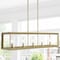 Jonathan Y Anna 38.5" Linear 5-light Metal/Glass LED Pendant, Brass Gold JYL7414C - alternate 10