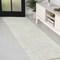 Jonathan Y Griffin Rustic Farmhouse Woven Jute Solid Bleach 2 ft. x 8 ft. Runner Rug NRF201D-28 - alternate 1