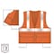 Ergodyne Vest, 8220Z, 2X/3X, Orange 8220Z - alternate 5
