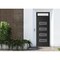 Vdomdoors Front Exterior Prehung Metal-Plastic Door, Manux 8113 Matte Black, Top Sidelite Transom, Office Com MANUX8113EXD-BLK-W36xH80+14-RH - alternate 1