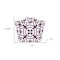 Homeroots 12" X 12" Merlot Lisa Removable Peel and Stick Tiles 556388 - alternate 8