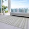 Homeroots 8' X 10' Beige And Ivory Southwestern Washable Indoor Outdoor Area Rug 587509 - alternate 4