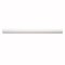 Apollo Tile Snow White 1x12 Thassos Marble Polished Pencil Liner Tile Trim 0.67 sqft/case, 10PK APLMTS884PA - alternate 1