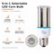 Euri Lighting LED Corn Bulb, 12/18/27W, Up to 4050 lm, 3CCT, E26, 100-277V, Ballast Bypass, UL ECB27W-303sw - alternate 4