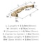 Amerock Granby 3 inch (76mm) Center-to-Center Champagne Bronze Cabinet Pull, 25PK 25VMP53013CZ - alternate 4