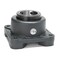 Moline Bearing 4 Holes, Square Housing, 4 Bolt Flange Bearing, Roller, 3-3/16 in Dia, Cast Iron, Set Screw 19311303 - alternate 1