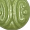 Homeroots Set of Six Green Mushroom Knob Embossed Ceramic Drawer Pull Knobs, 6PK 635756 - alternate 5