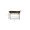 Homeroots 36" Brown and Brass Solid Wood Distressed Frame Console Table With Storage 488798 - alternate 4