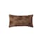 Homeroots Set of Two 12" X 20" Brown Faux Fur Lumbar Throw Pillows, 2PK 544573 - alternate 4