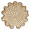Homeroots 6in Gold Metal Handmade Leaf Trinket Tray 713012 - alternate 3