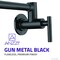 Anzzi Braccia Series 24in Wall Mounted Pot Filler in Gunmetal Black KF-AZ258GB - alternate 5